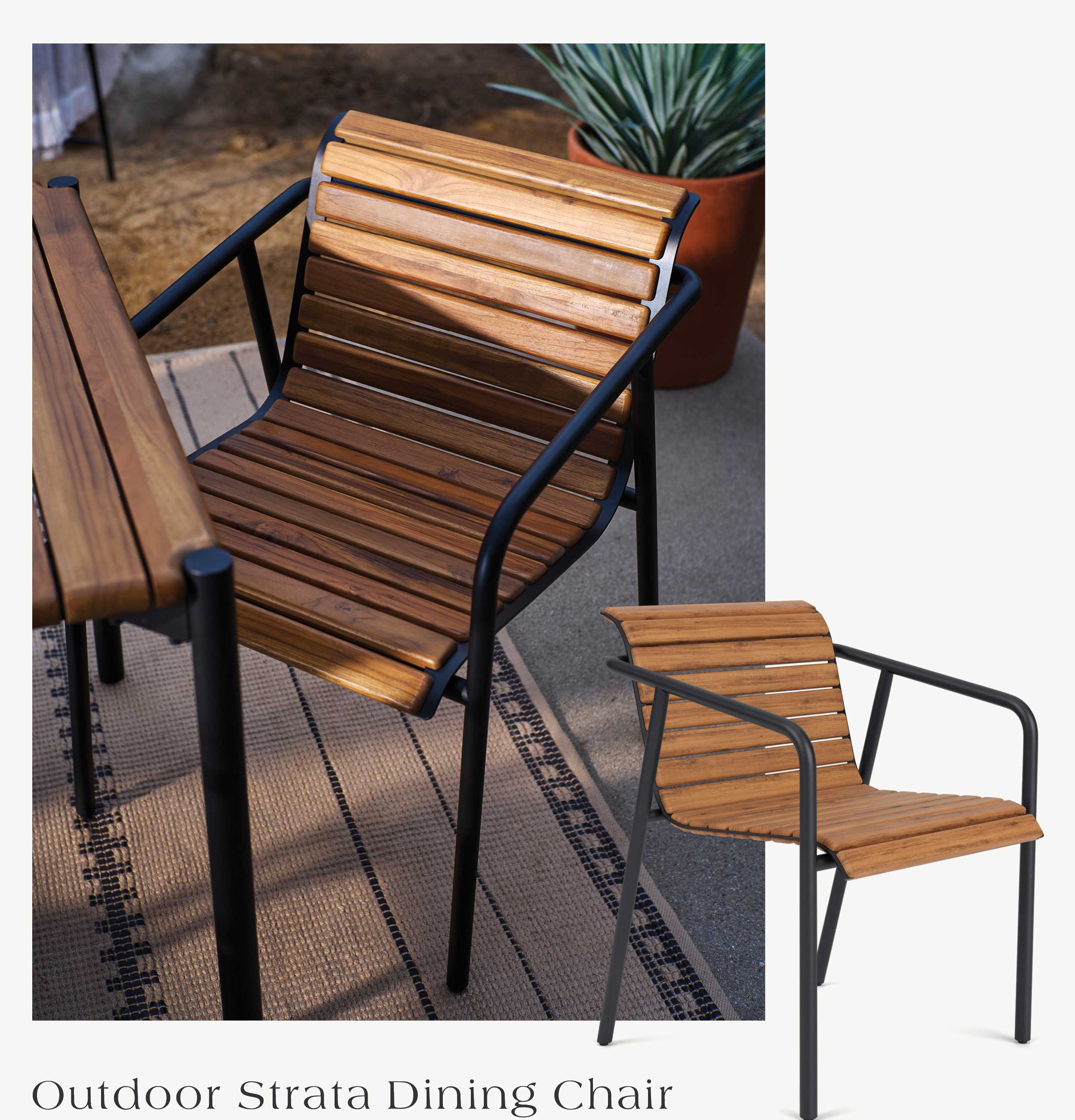 Outdoor Strata Dining Chair 