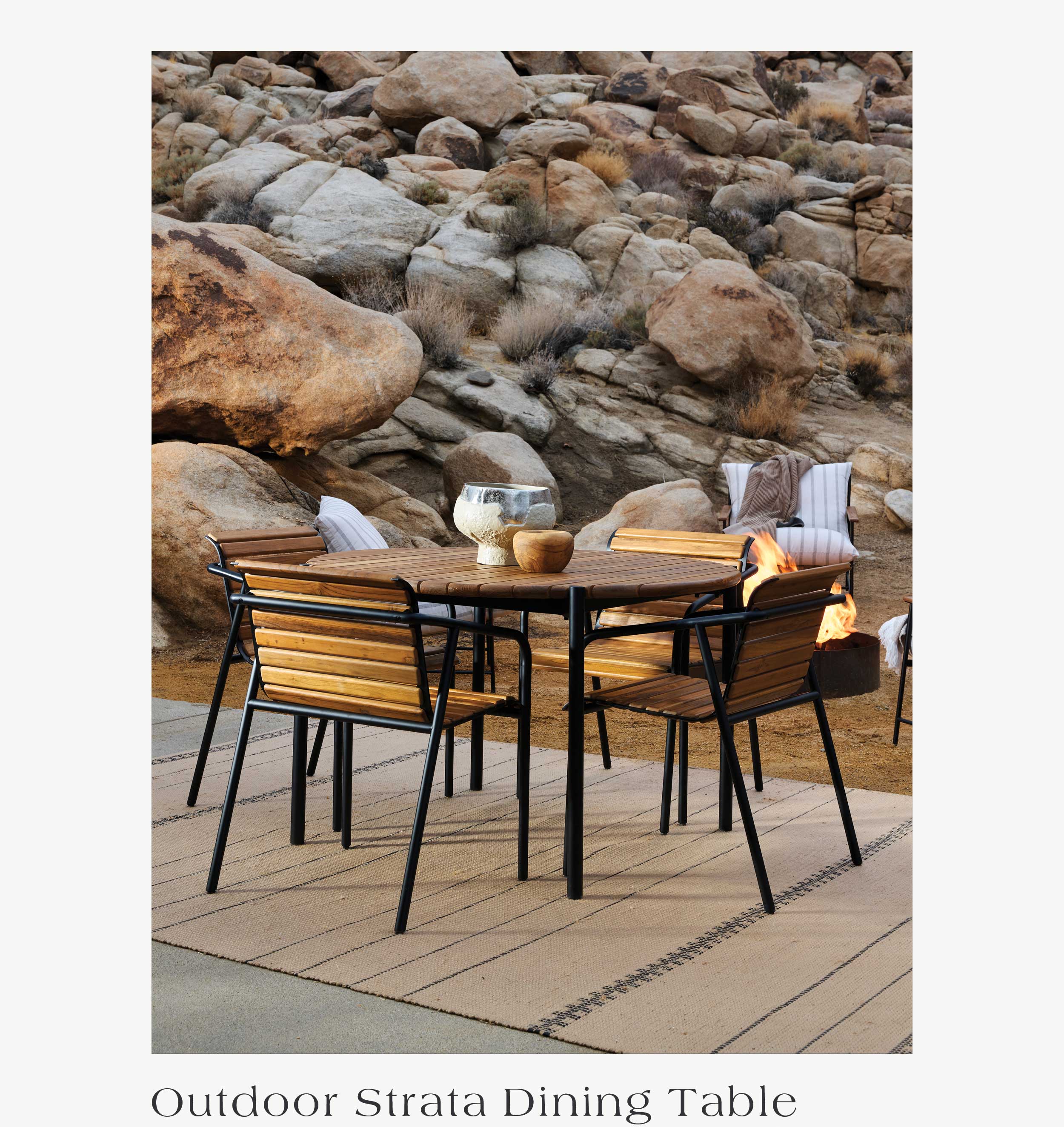 Outdoor Strata Dining Table 