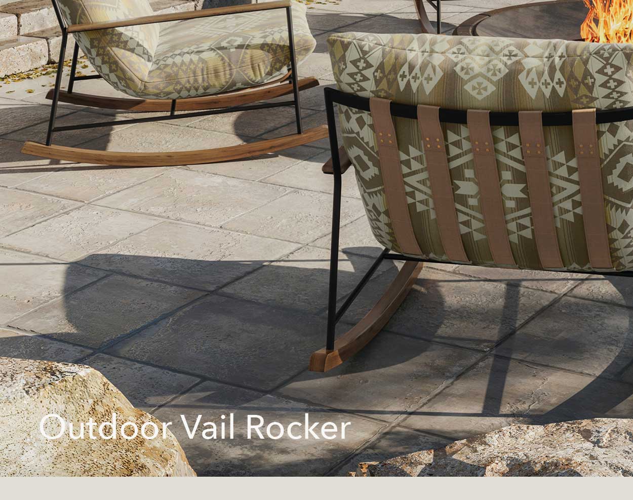 Outdoor Vail Lounge Rocker