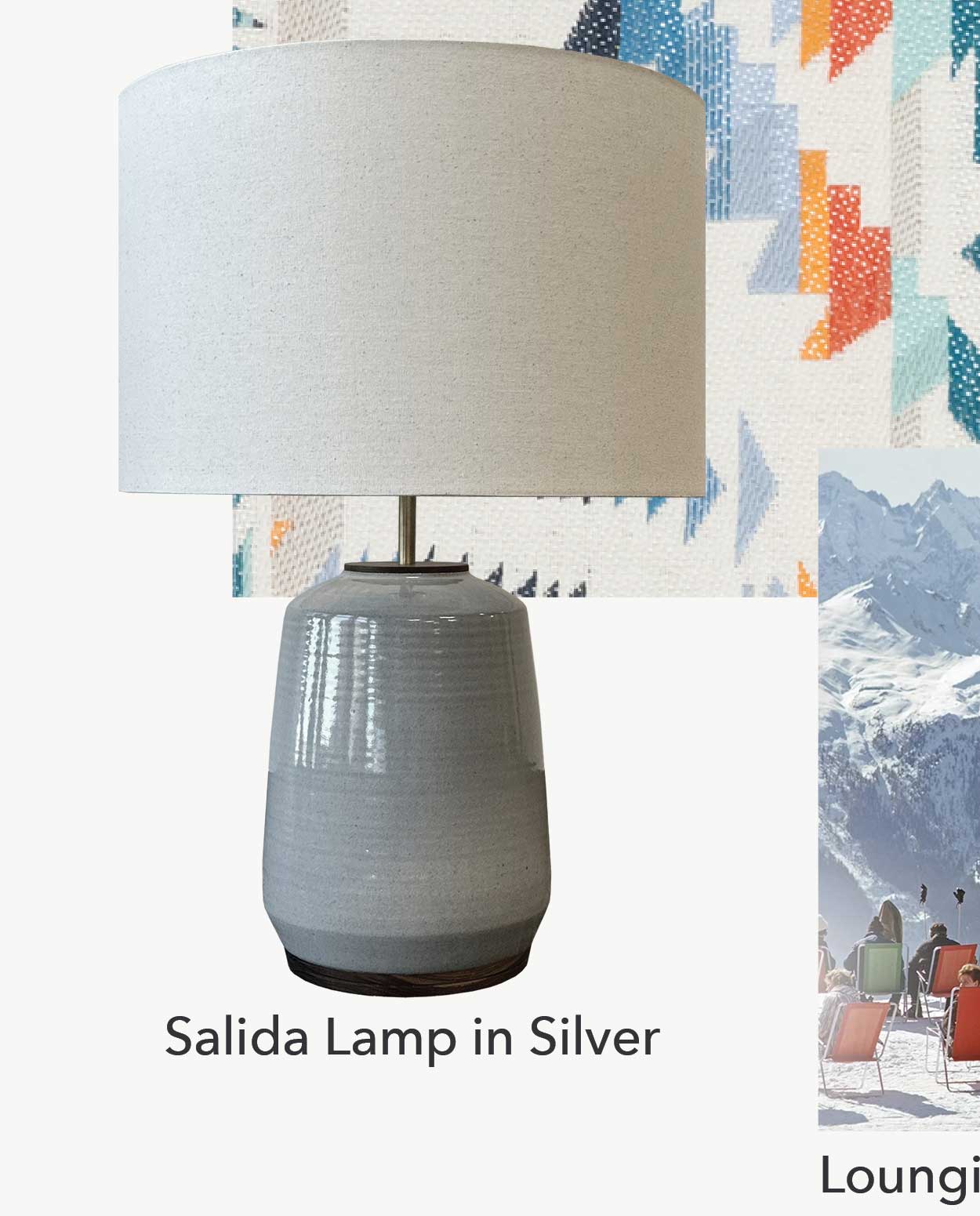 Salida Lamp in Silver