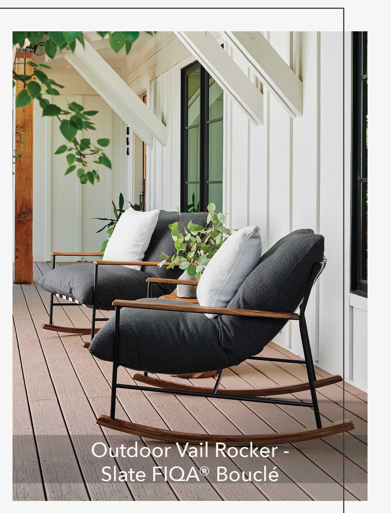 Outdoor Vail Rocker Slave FIQA Boucle