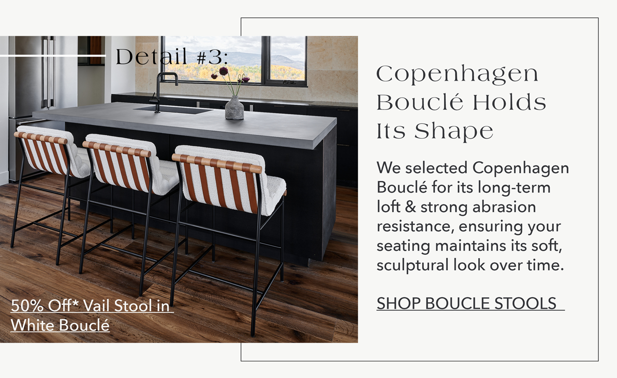 Boucle Holds its Shape