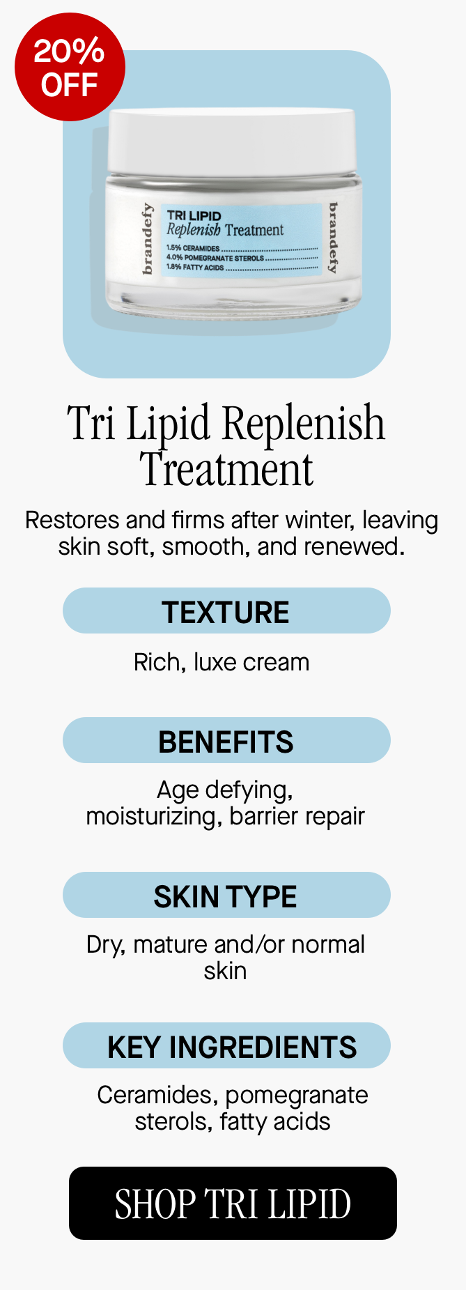 Tri Lipid Replenish Treatment