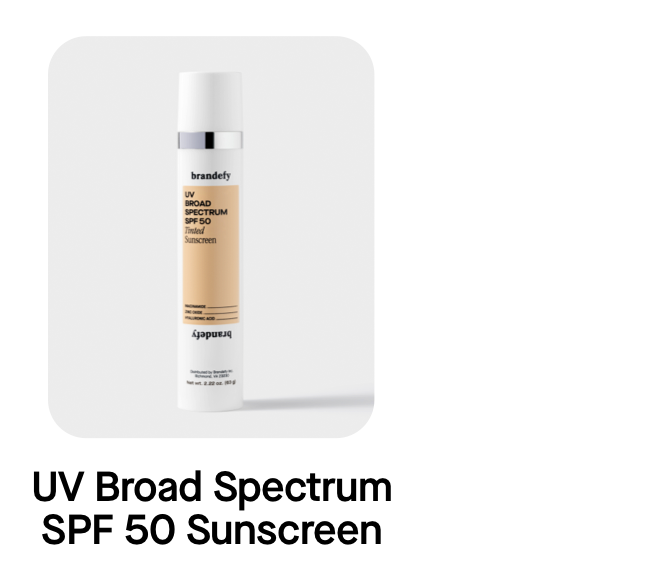 UV Broad Spectrum SPF 50 Tinted Sunscreen UV Broad Spectrum SPF 50 Tinted Sunscreen