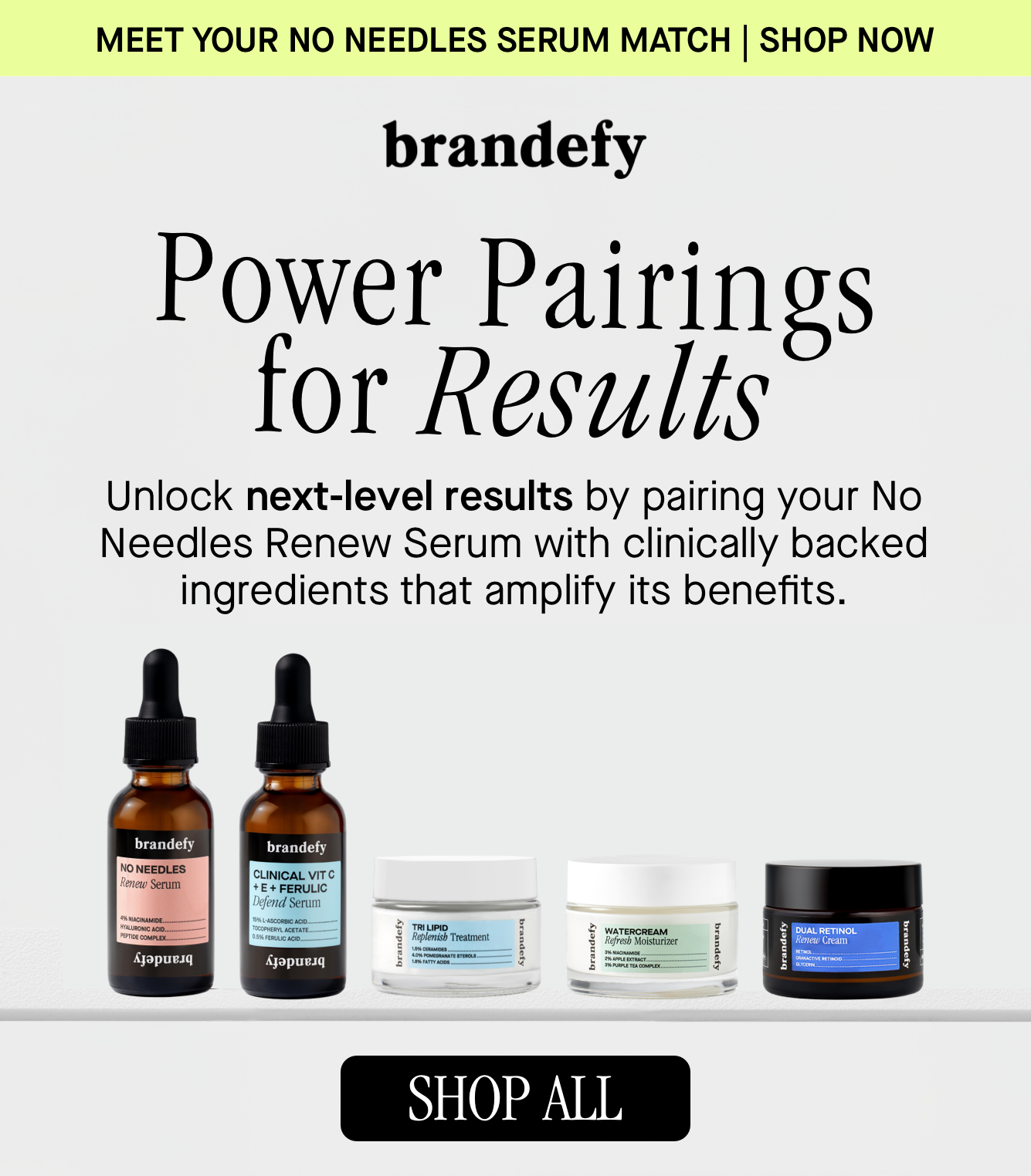 Power Pairings for Results