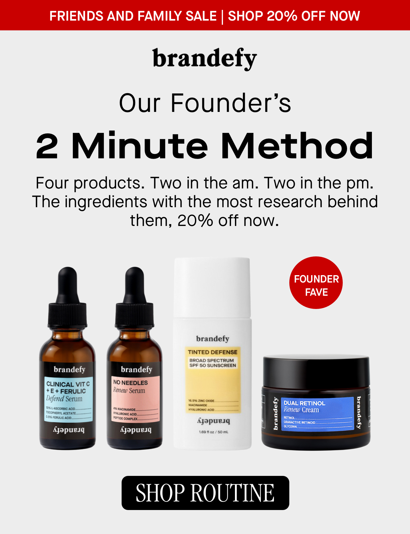 Our Founder's 2 Minute Method