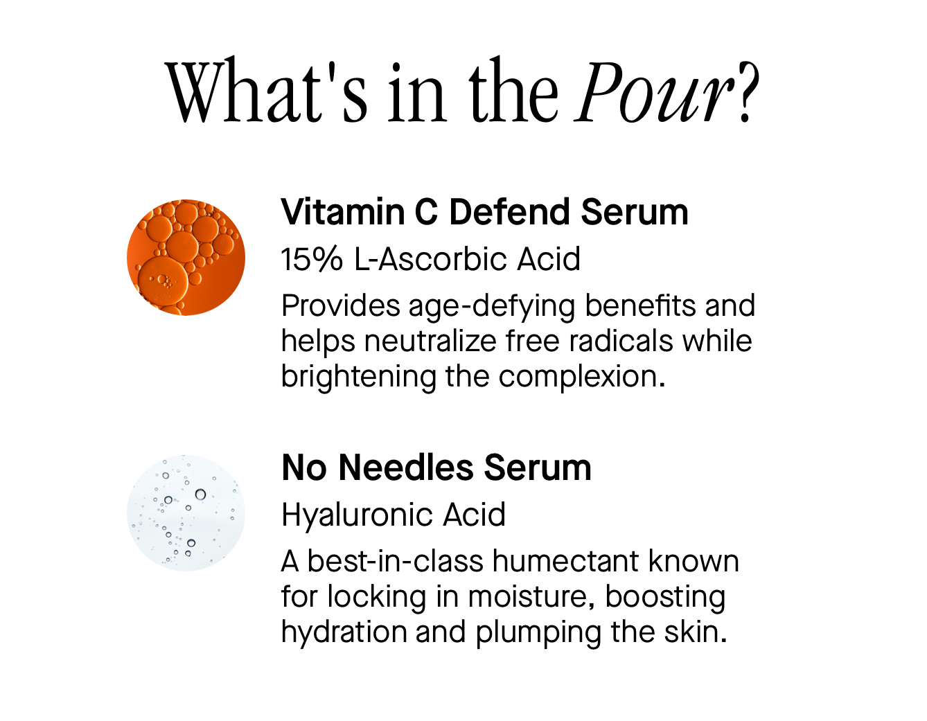 What's in the Pour?