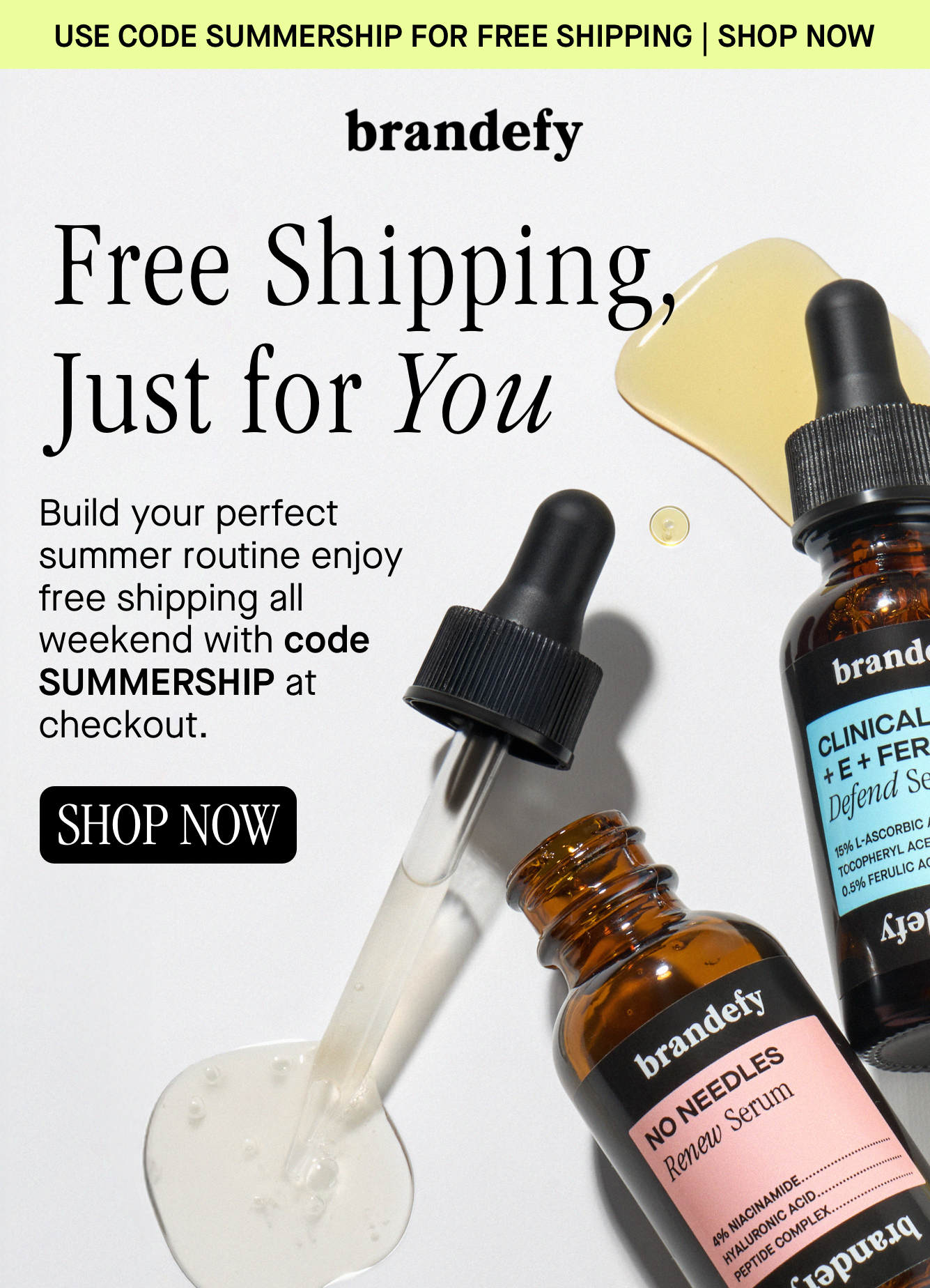 Free Shipping, Just for You