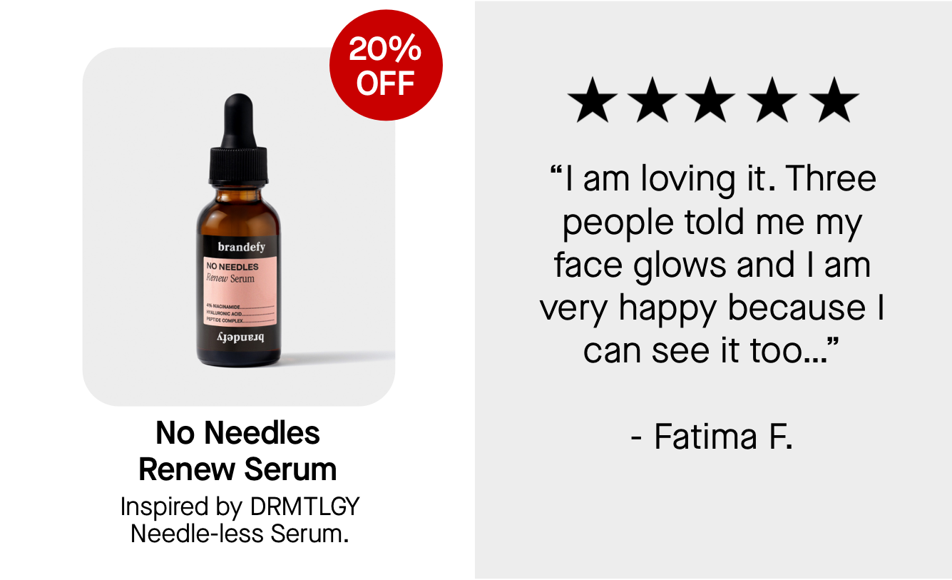 No Needles Renew Serum