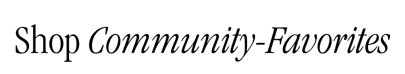 Shop Community-Favorites