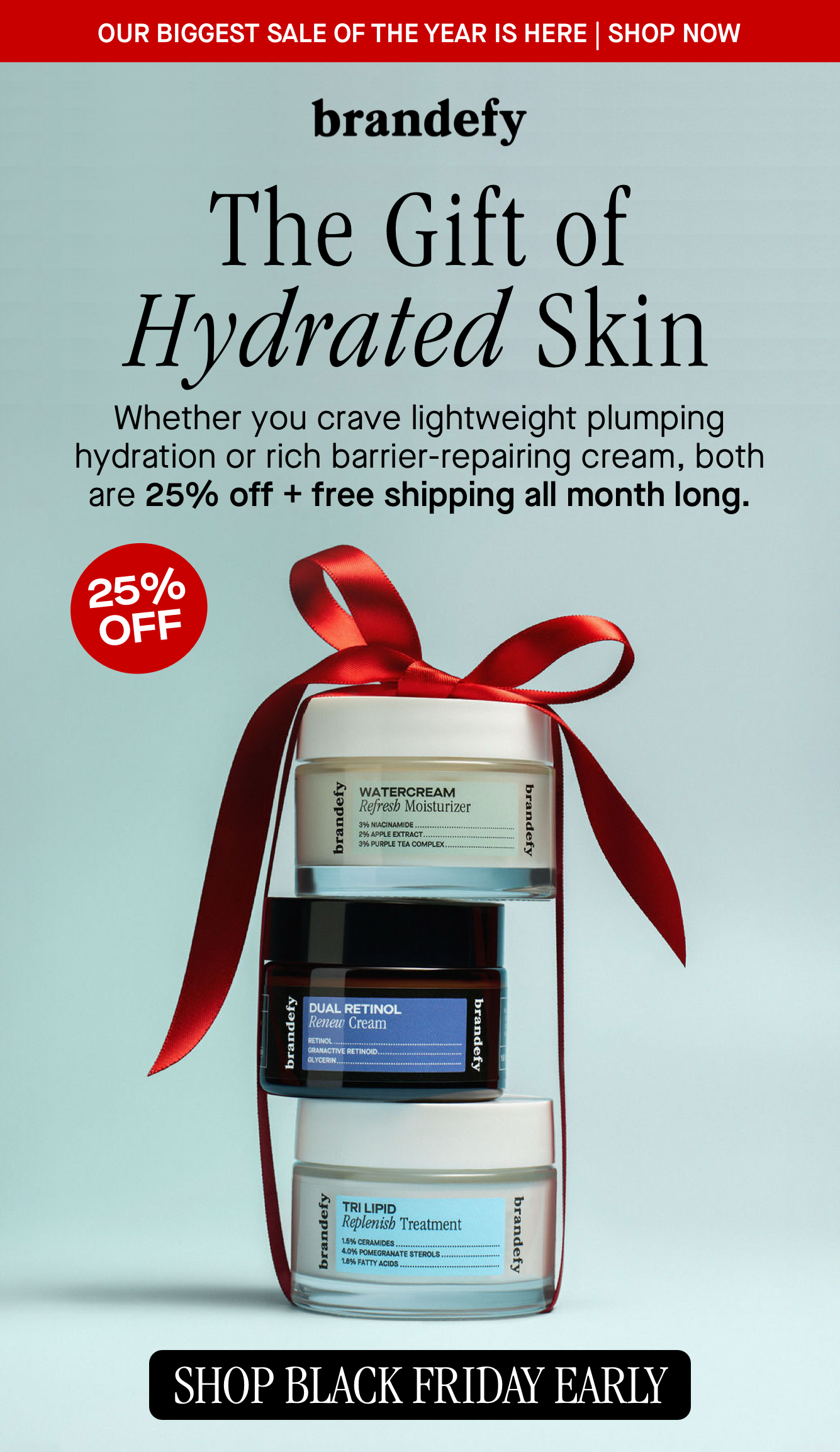 The Gift of Hydrated Sking