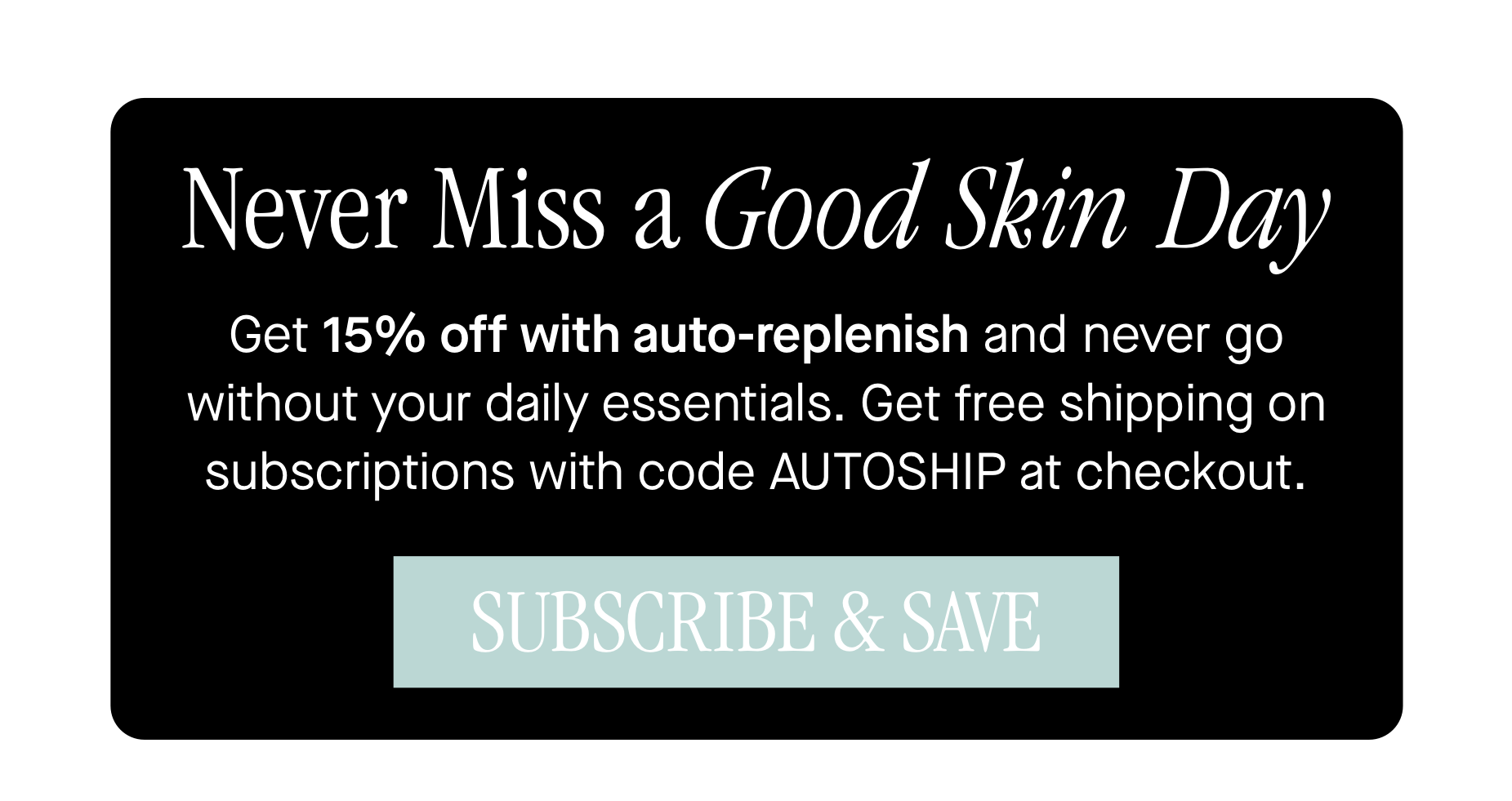 Subscribe & Save