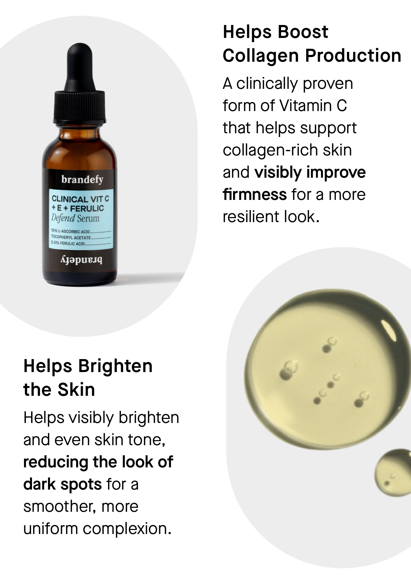 Helps Boost Collagen Production, Helps Brighten the Skin