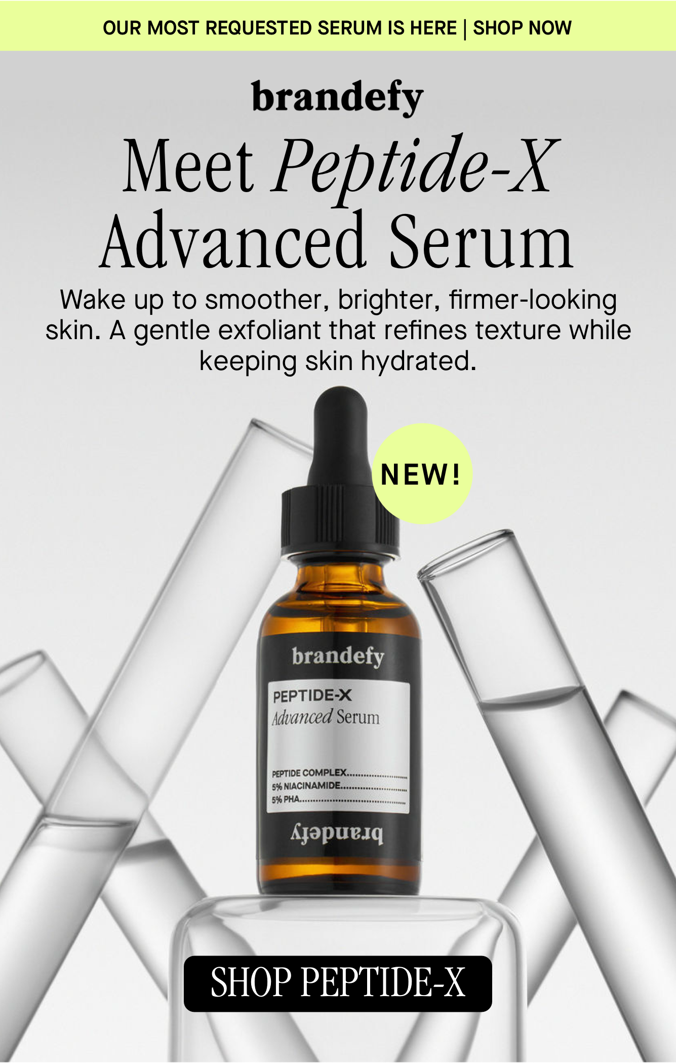 Meet Peptide X Advanced Serum