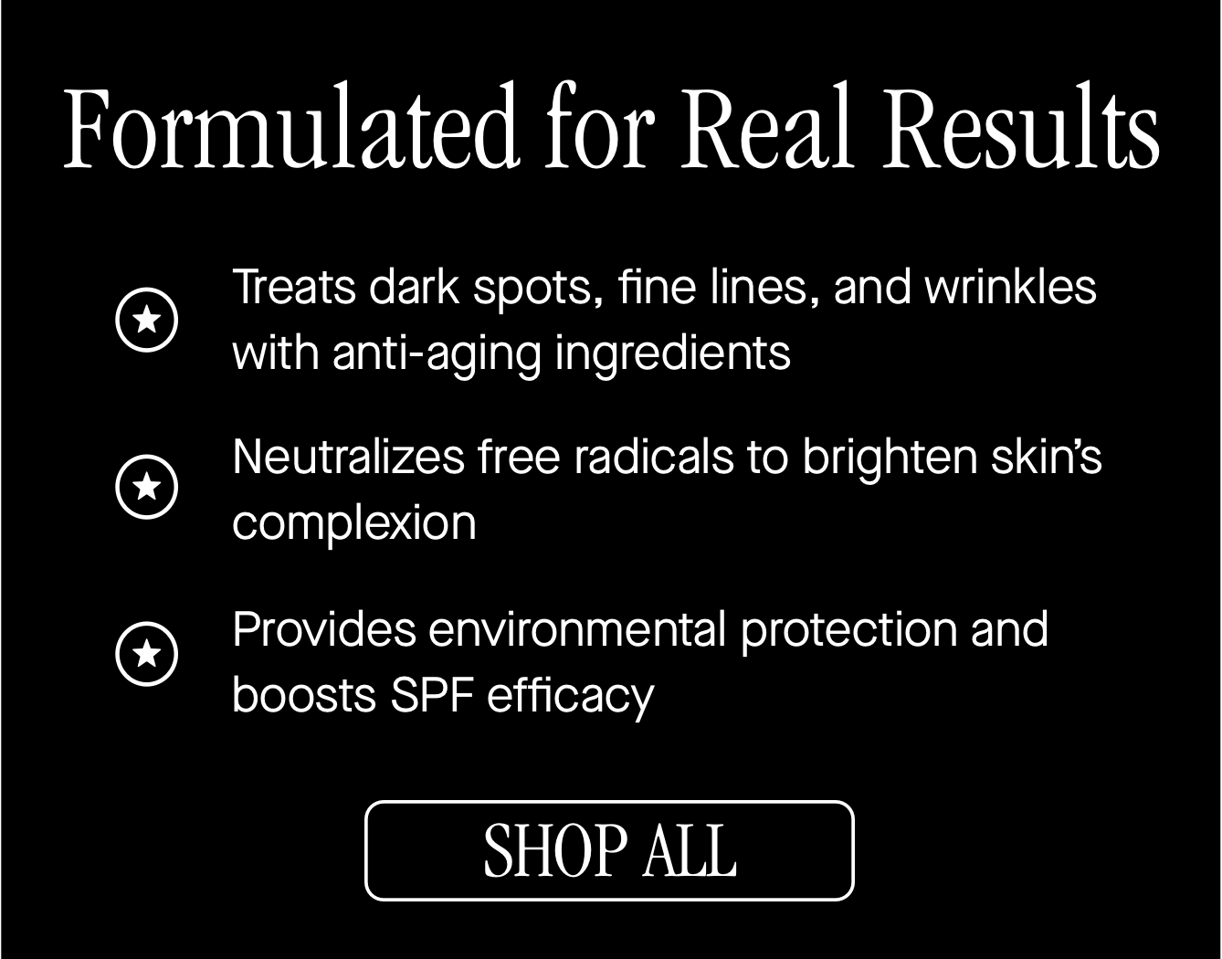 Formulated for Real Results Formulated for Real Results