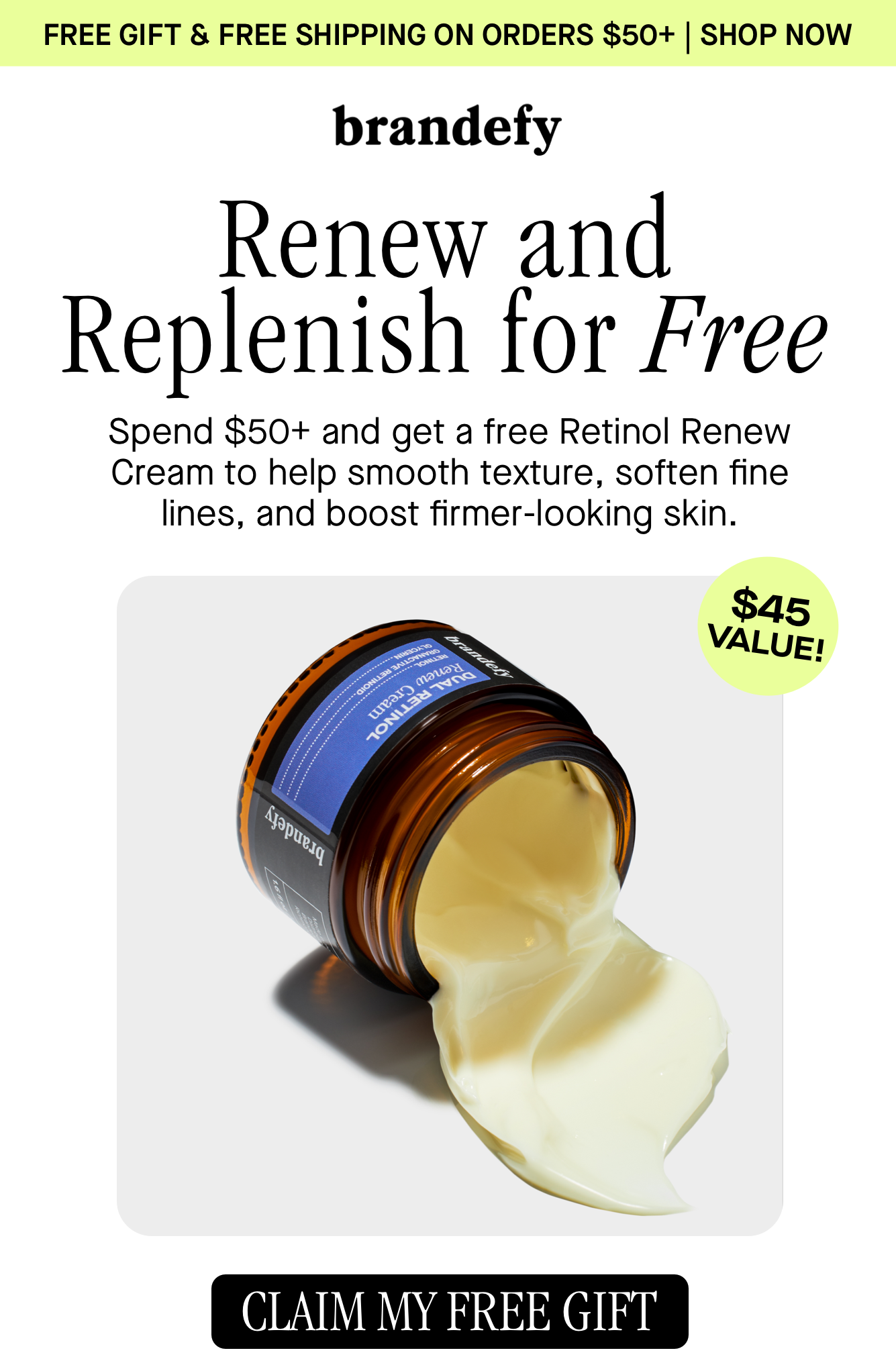 Renew and Replenish for Free