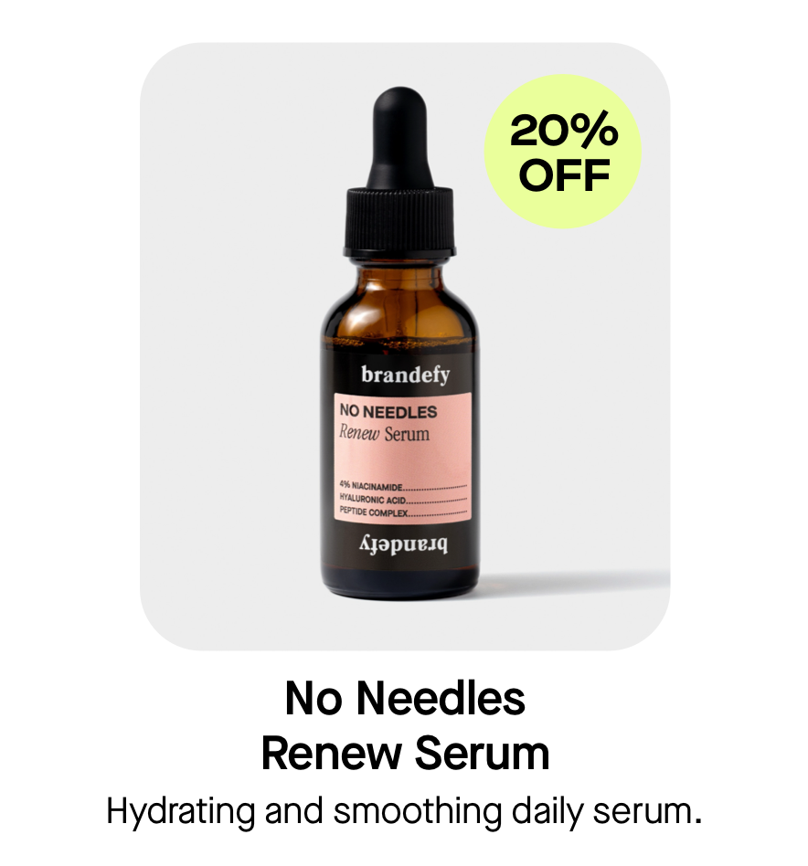 Shop the No Needles Renew Serum.