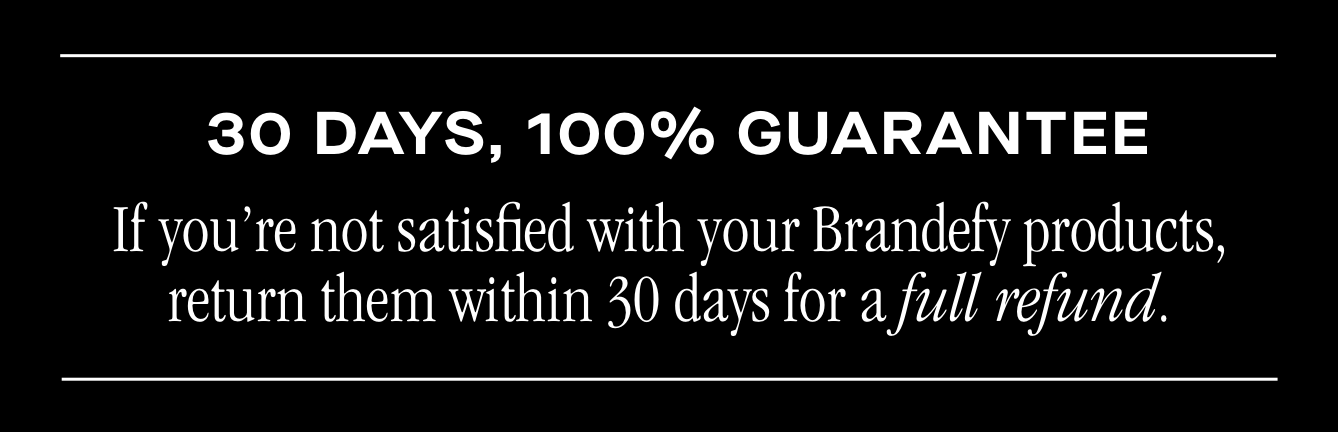 30 days, 100% guarantee