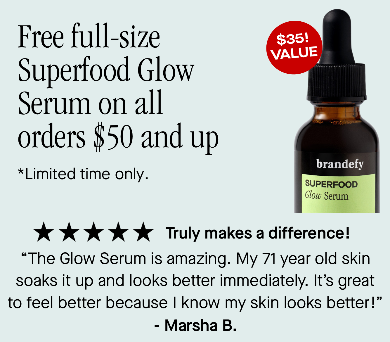 Free Full-Size Superfood Glow Serum