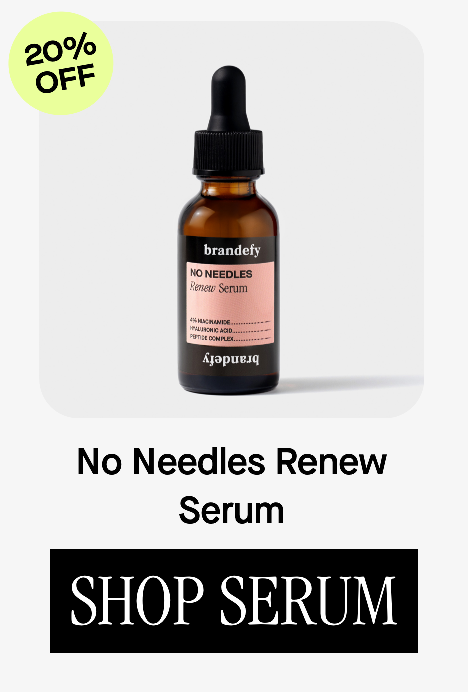 No Needles Renew Serum No Needles Renew Serum