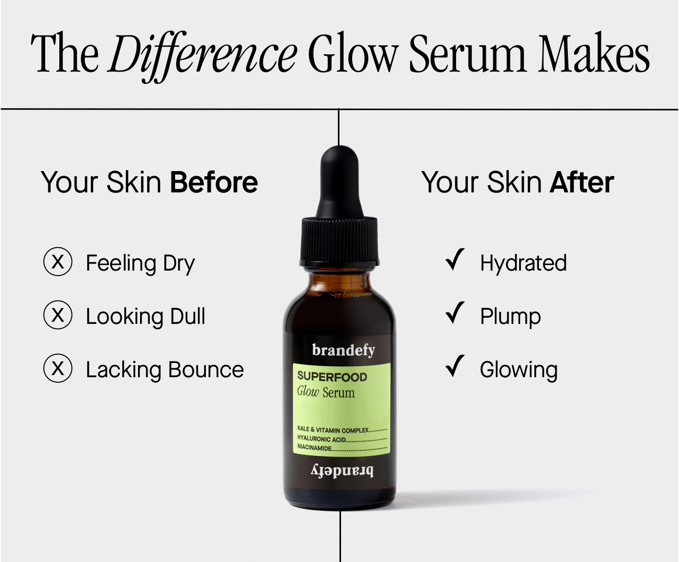 The Difference Glow Serum Makes 