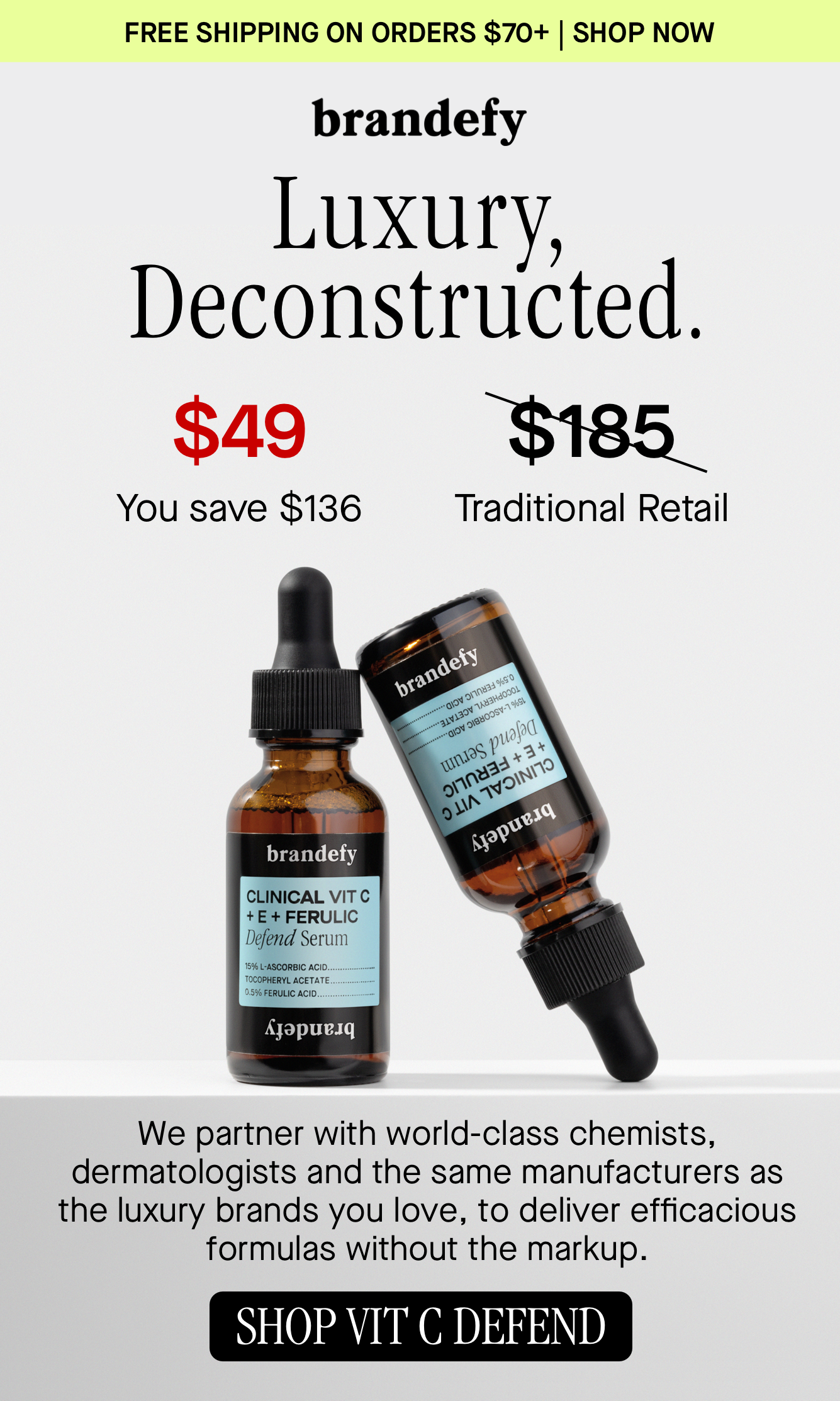 Luxury, Deconstructed