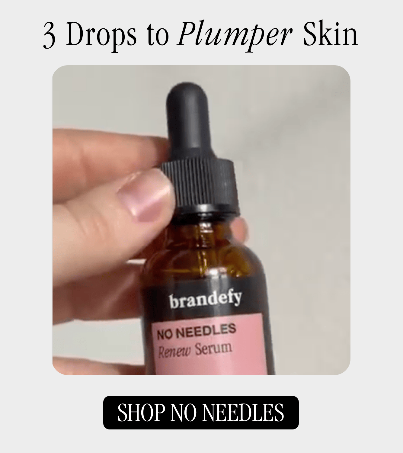 3 Drops to Plumper Skin