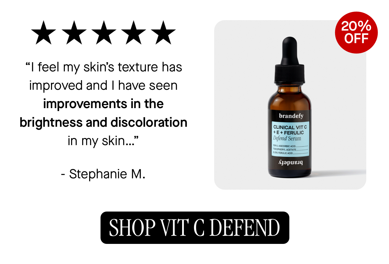 Clinical Vit C + E + Ferulic Defend Serum