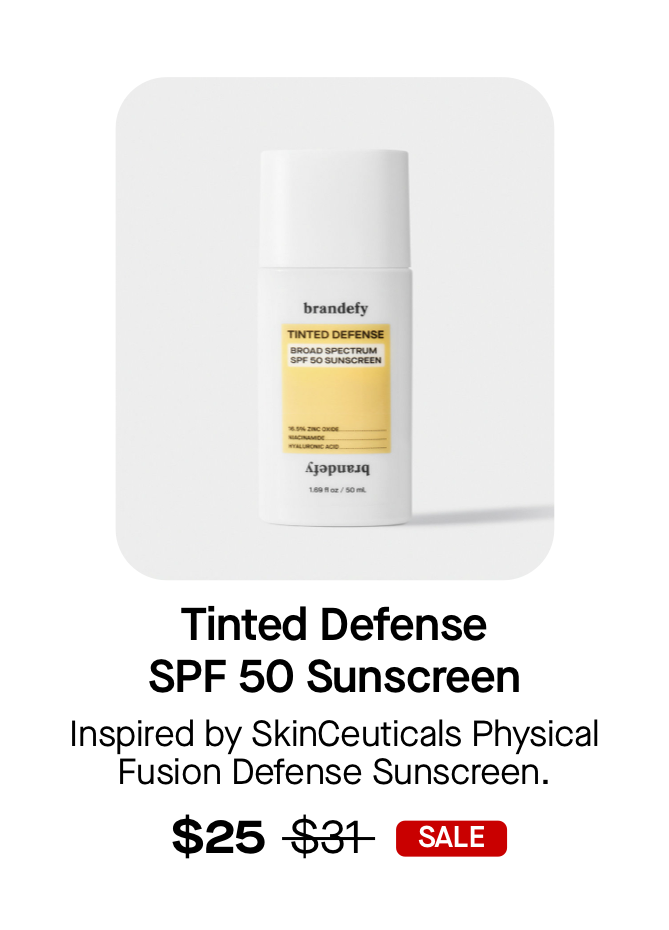 Tinted Defense Broad Spectrum SPF 50 Sunscreen
