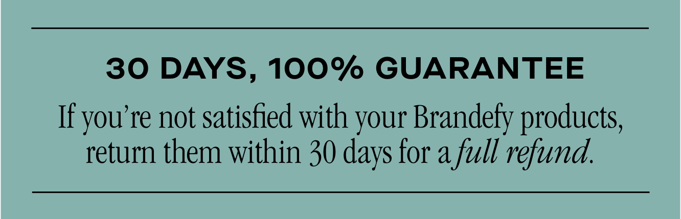 30 DAYS, 100% GUARANTEE