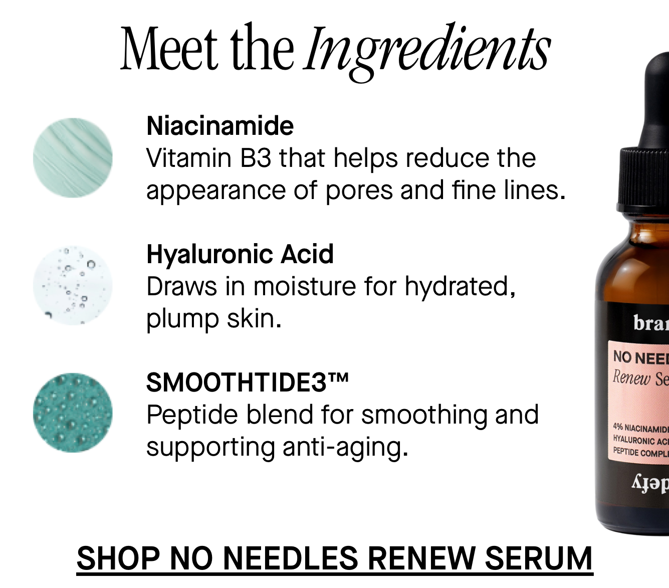 Meet The Ingredients No Needles