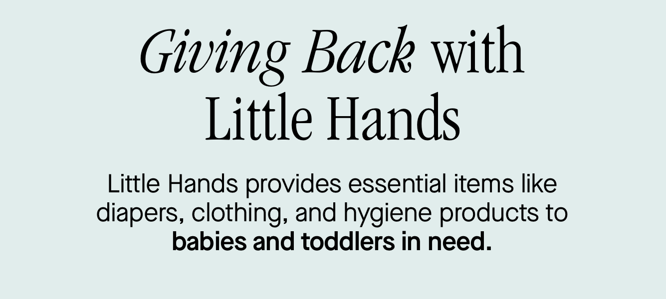 Giving Back with Little Hands 