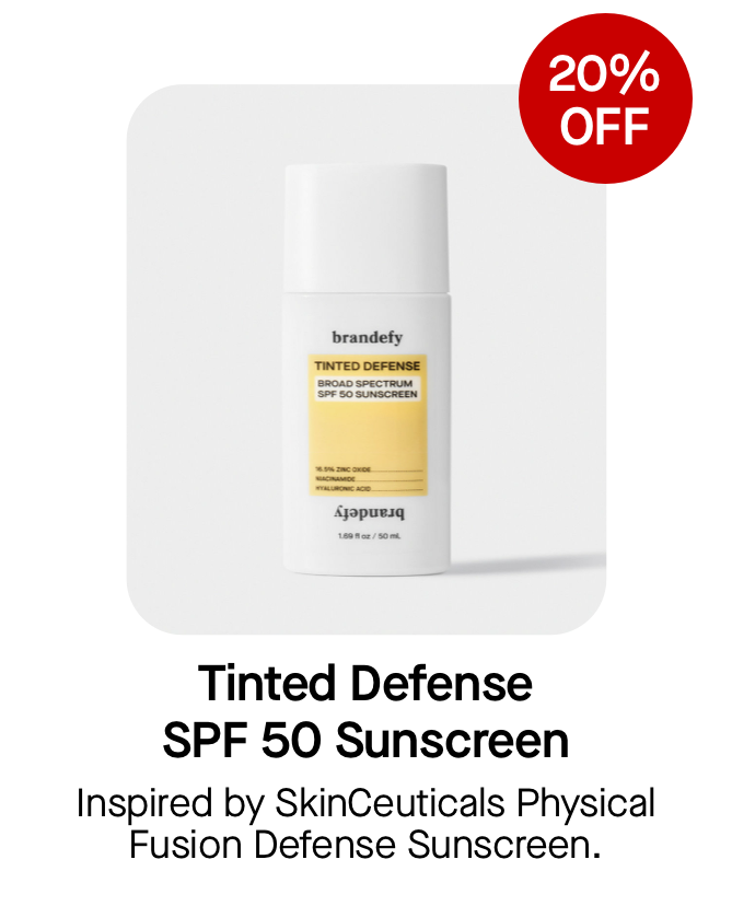 Tinted Defense Broad Spectrum SPF 50 Sunscreen
