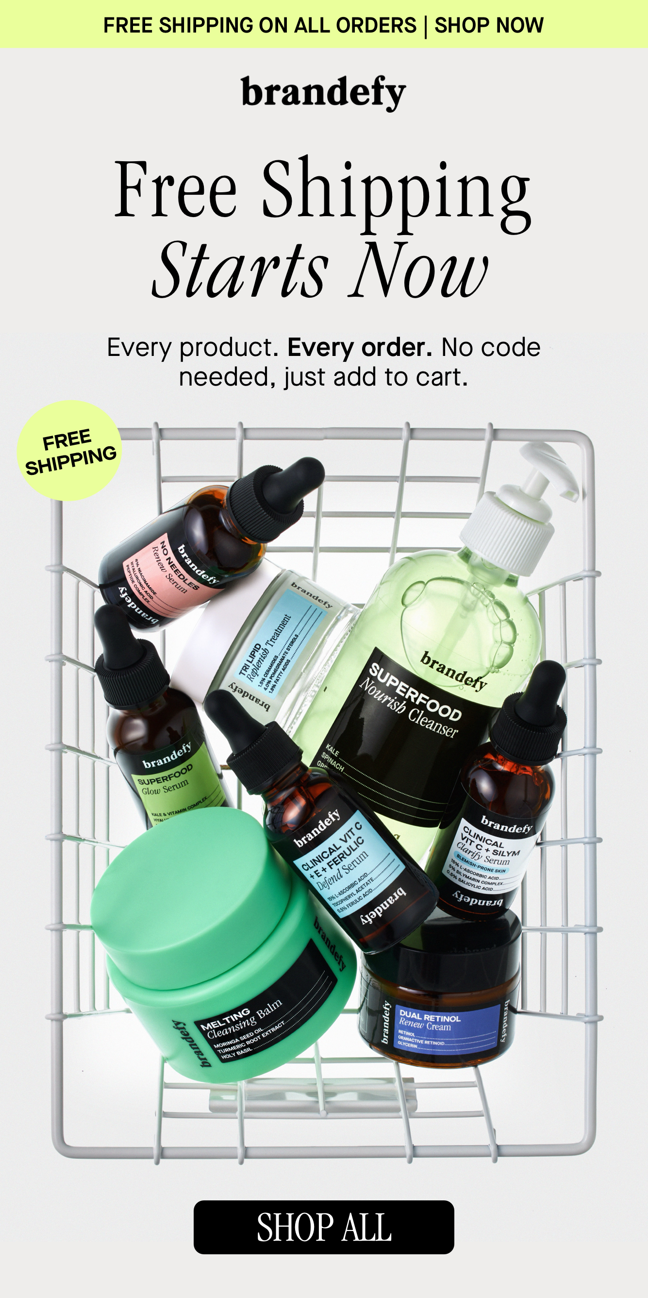 Free Shipping Starts Now Free Shipping Starts Now