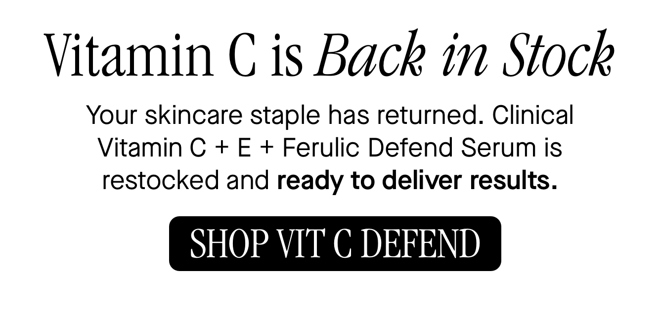 Vitamin C is back in stock