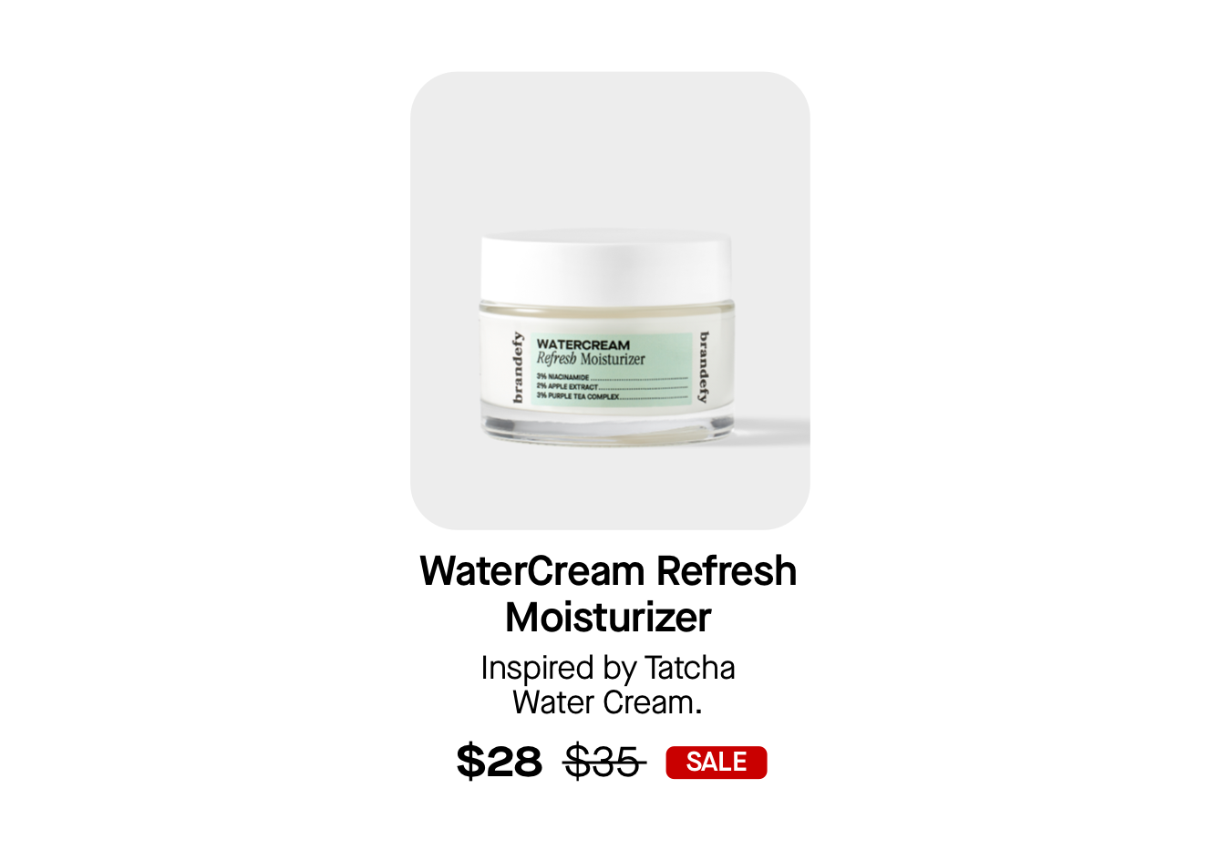 WaterCream Refresh Moisturizer