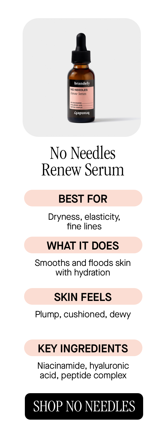 No Needles Renew Serum