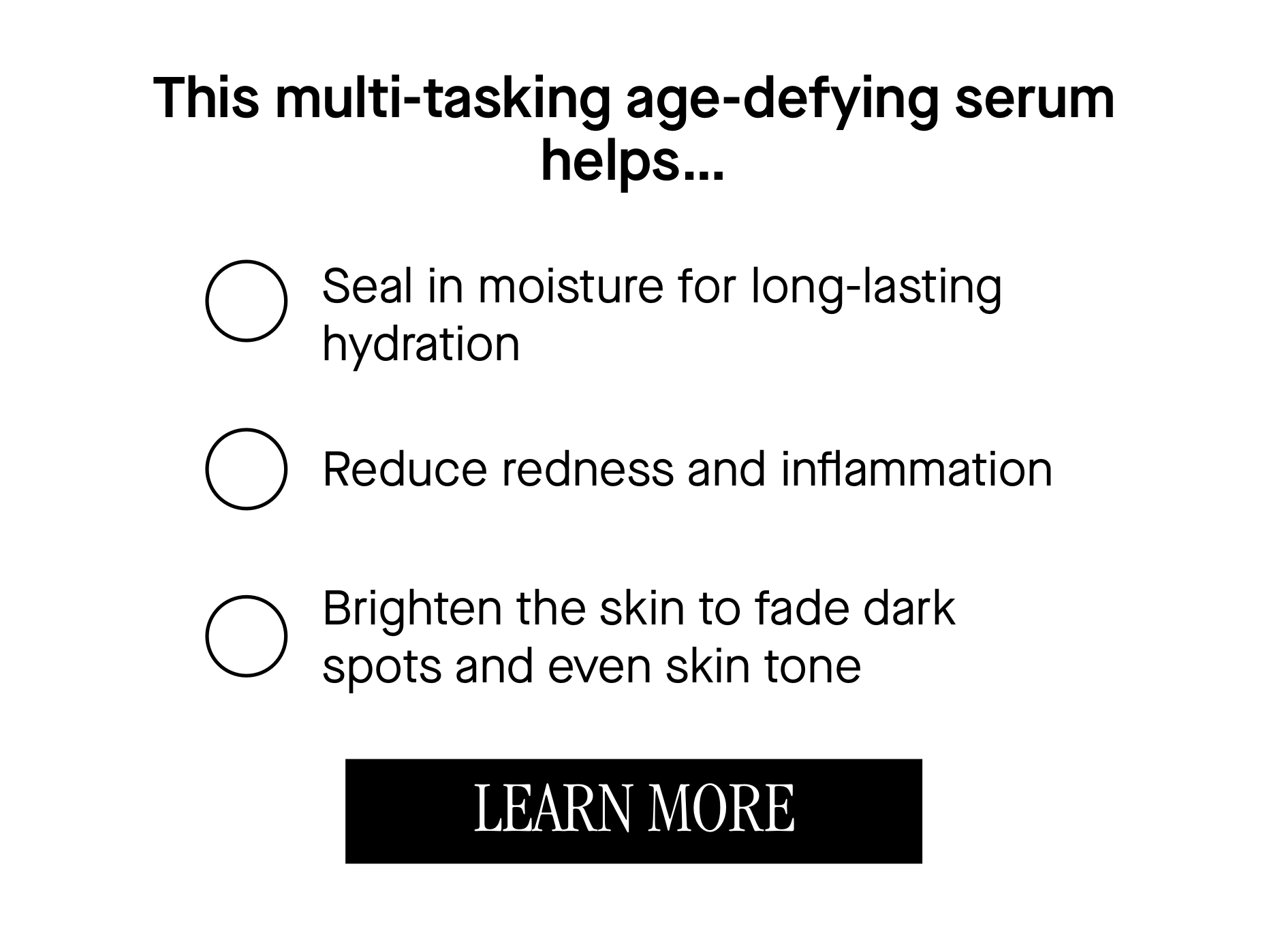 This multi-tasking age-defying serum helps...