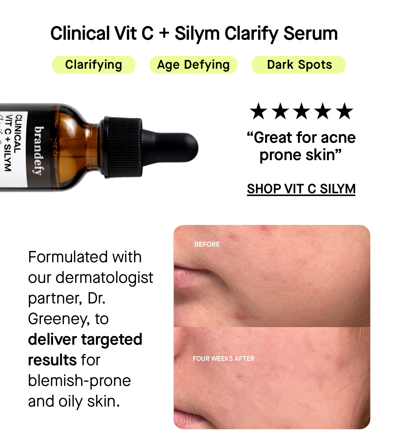 Clinical Vit C + Silym Clarify Serum