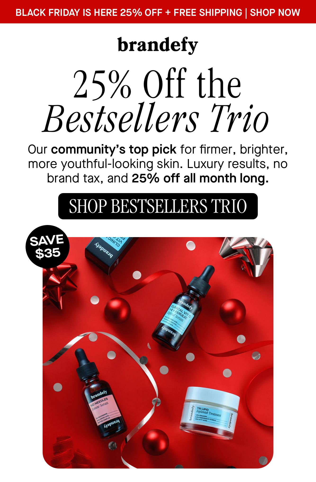 25% Off The Bestsellers Trio