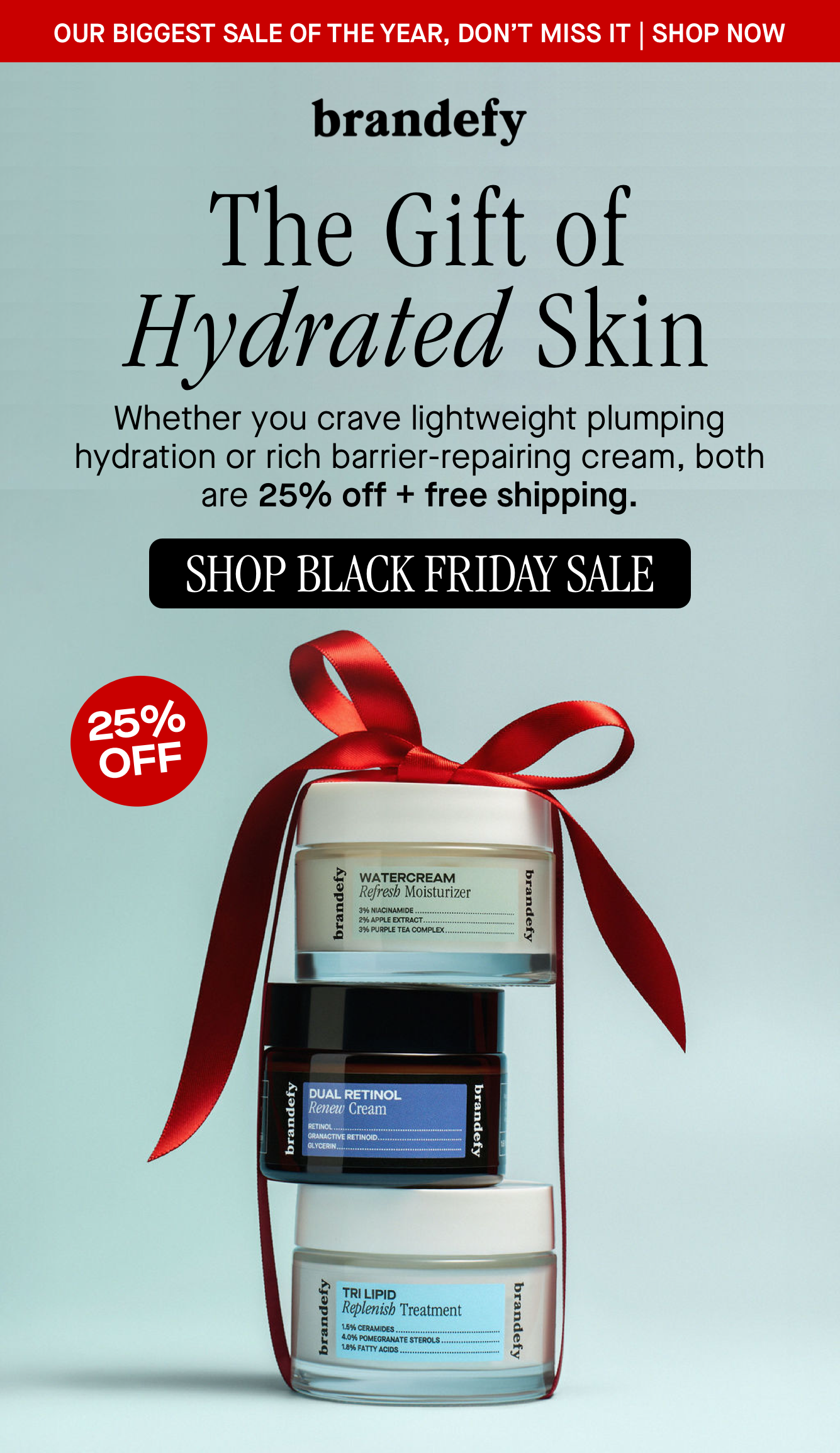 The Gift of Hydrated Sking