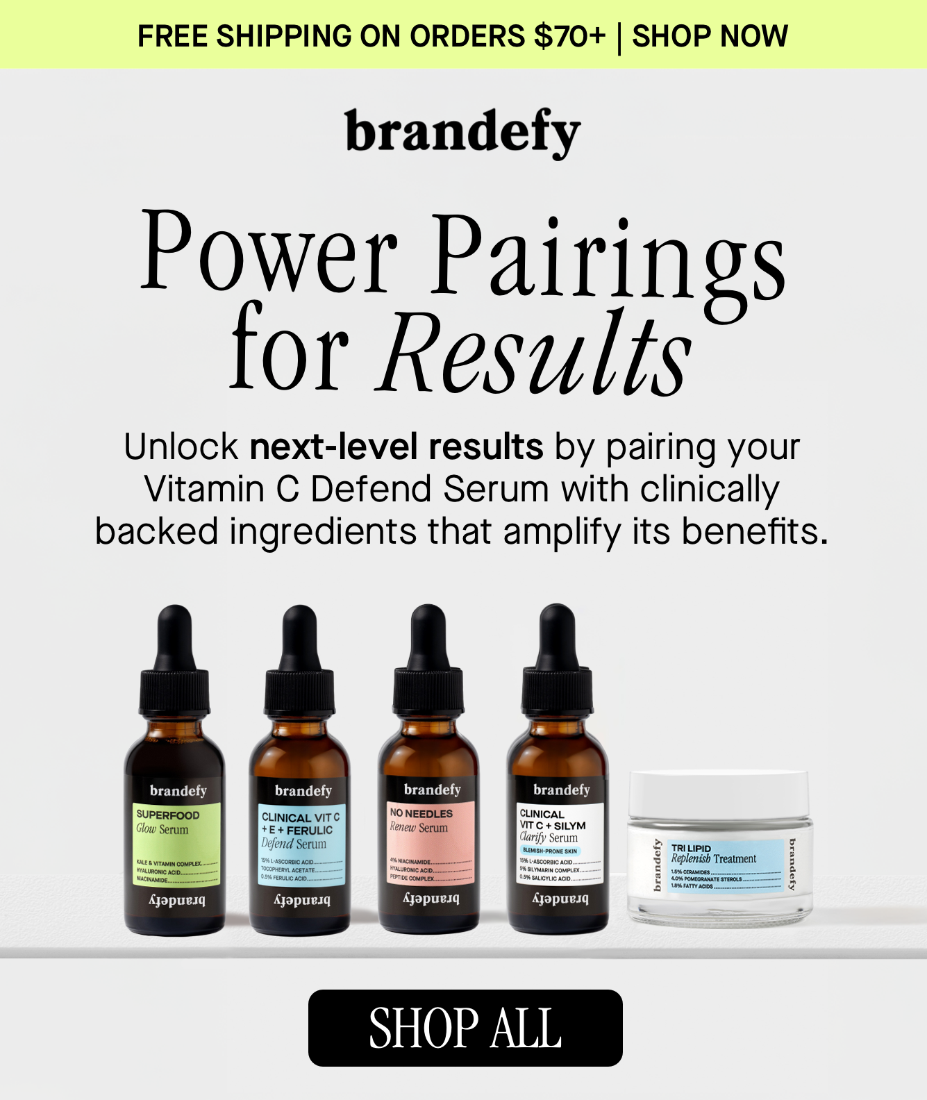 Power Pairings for Results