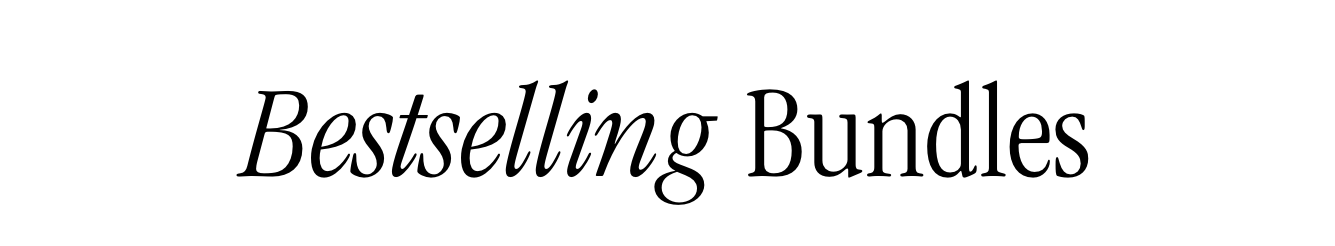 Bestselling Bundles 