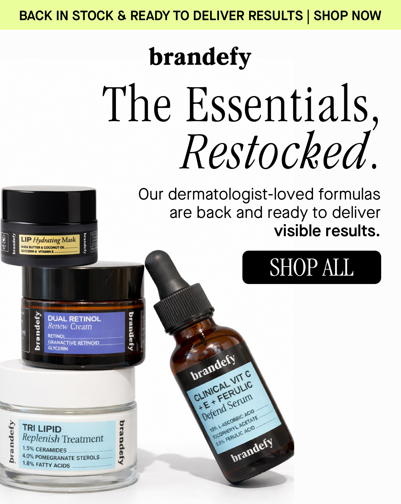 The Essentials, Restocked. 