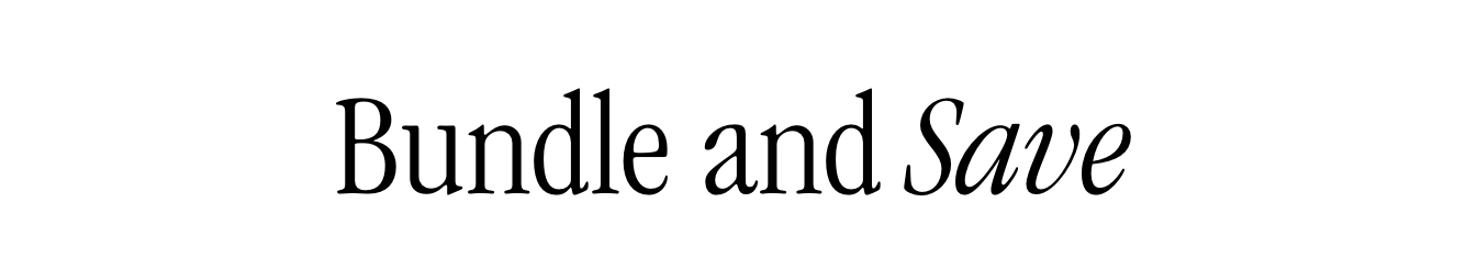 Bundle and Save