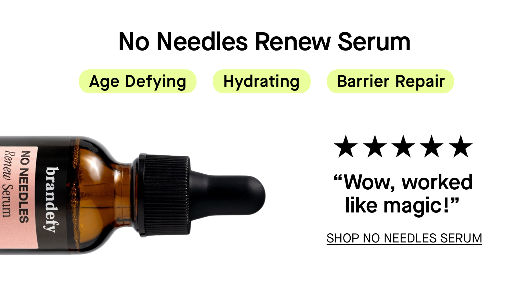 No Needles Renew Serum