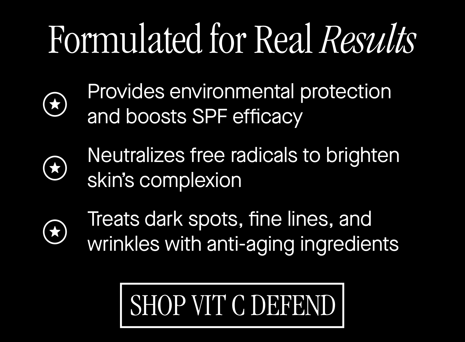 Formulated for Real Results