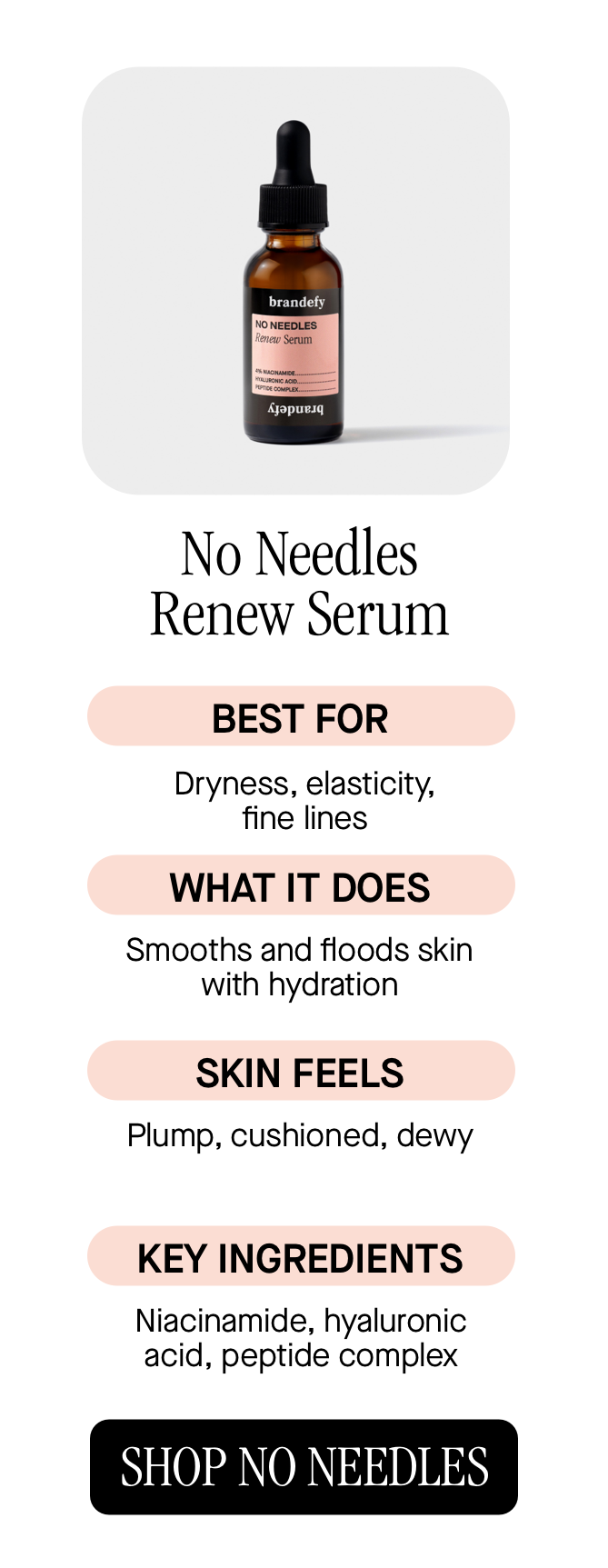 No Needles Renew Serum