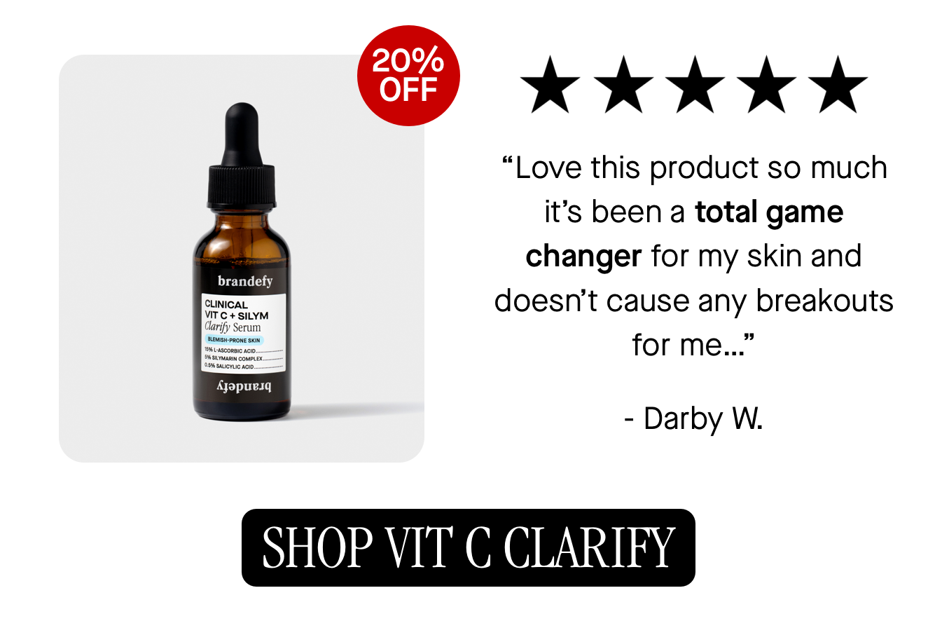 Clinical Vit C + Silym Clarify Serum