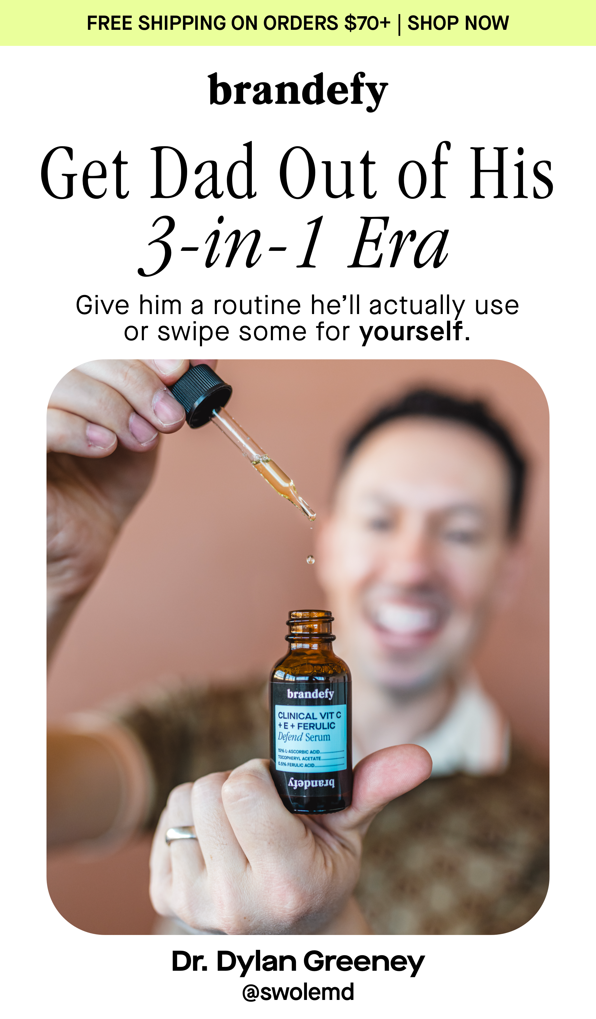 Get dad out of his 3 in 1 era
